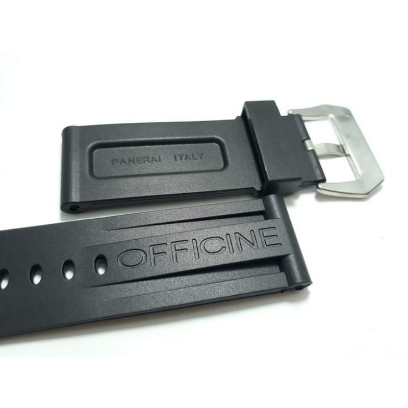 26mm panerai rubber strap tali jam tangan panerai 26mm black