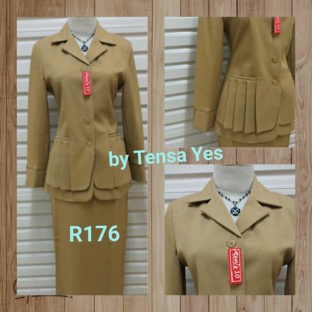 Blazer Baju Kerja Kantor Seragam Dinas Pemda Baju Dinas Pemda Pns Seragam Asn Seragam Guru Shopee Indonesia