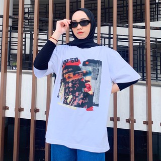 JINISO T-Shirt Black Rebel Oversize Tee | Kaos | Shopee Indonesia