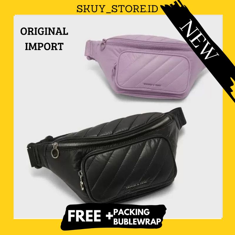 TAS CK CHRLES & KEIITH WAIST BAG LAUREN WANITA BRANDED TERBARU HR