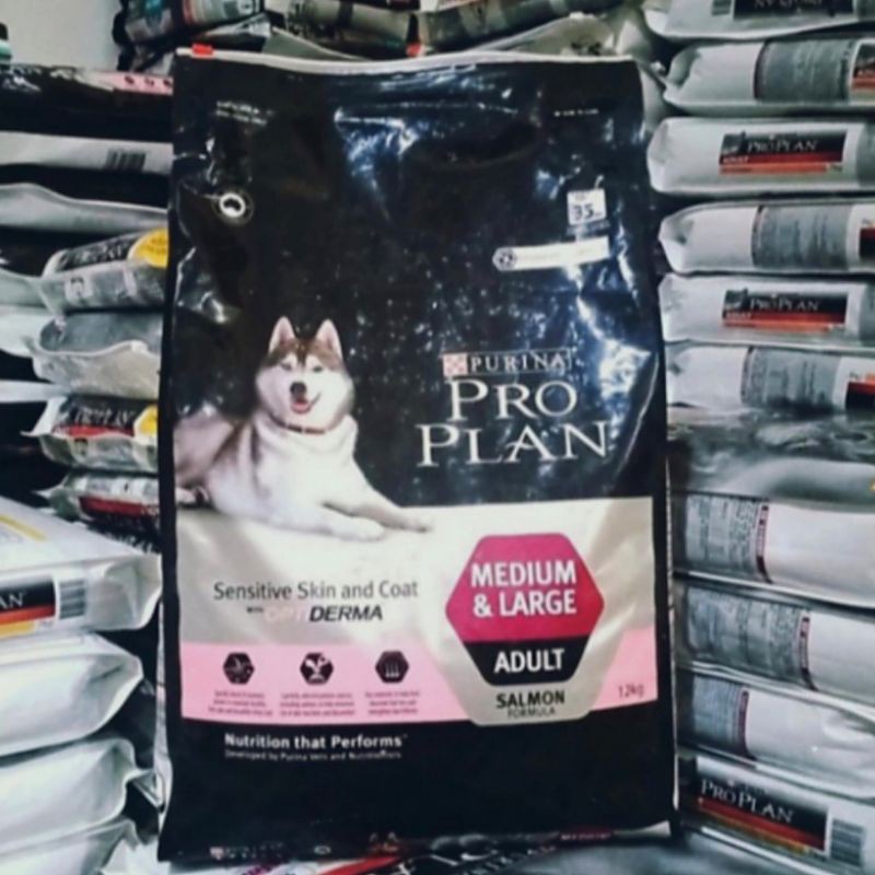 Purina Pro Plan Medium &amp; Large Adult Sensitive Skin Coat 12kg Dog food