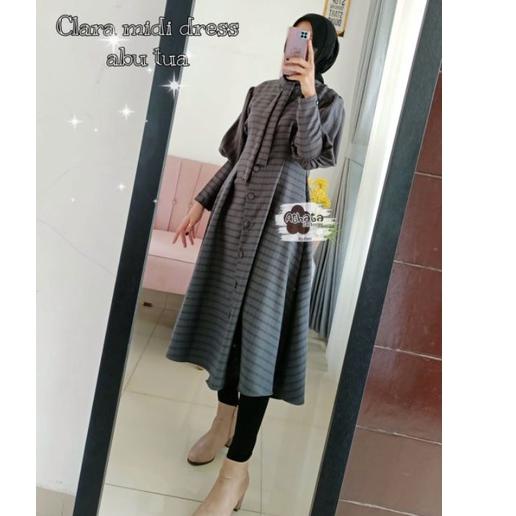 LANGSUNG ATC.. Athata Branded - Andrea One Set / Clara Midi Dress