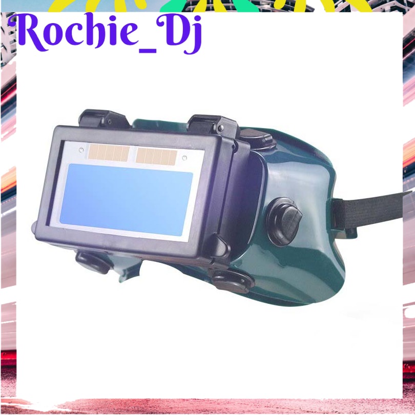 TRUSOXIN KACAMATA LAS OTOMATIS AUTO DARKENING SOLDERING GOOGLES - YZ01 - BLACK/GREEN