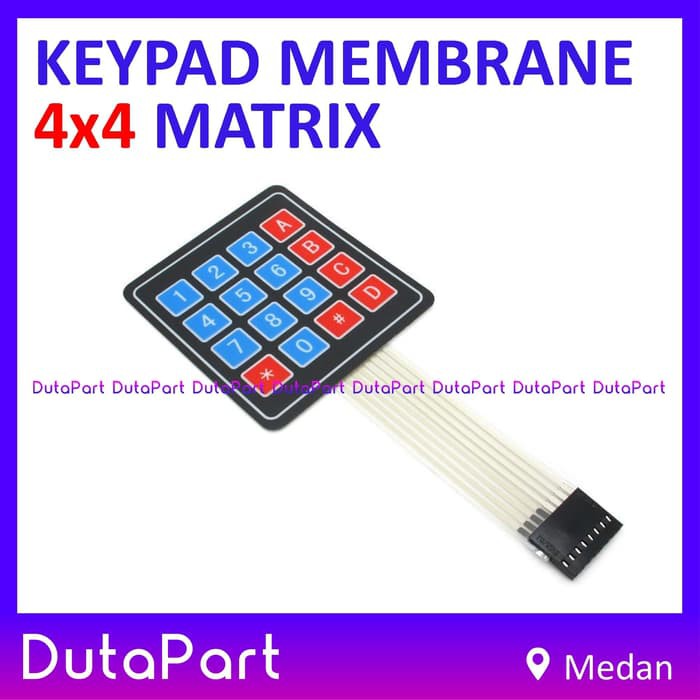 Keypad 4x4 Matrix 16 Key Membrane Array Keyboard 4 x 4 Arduino Module