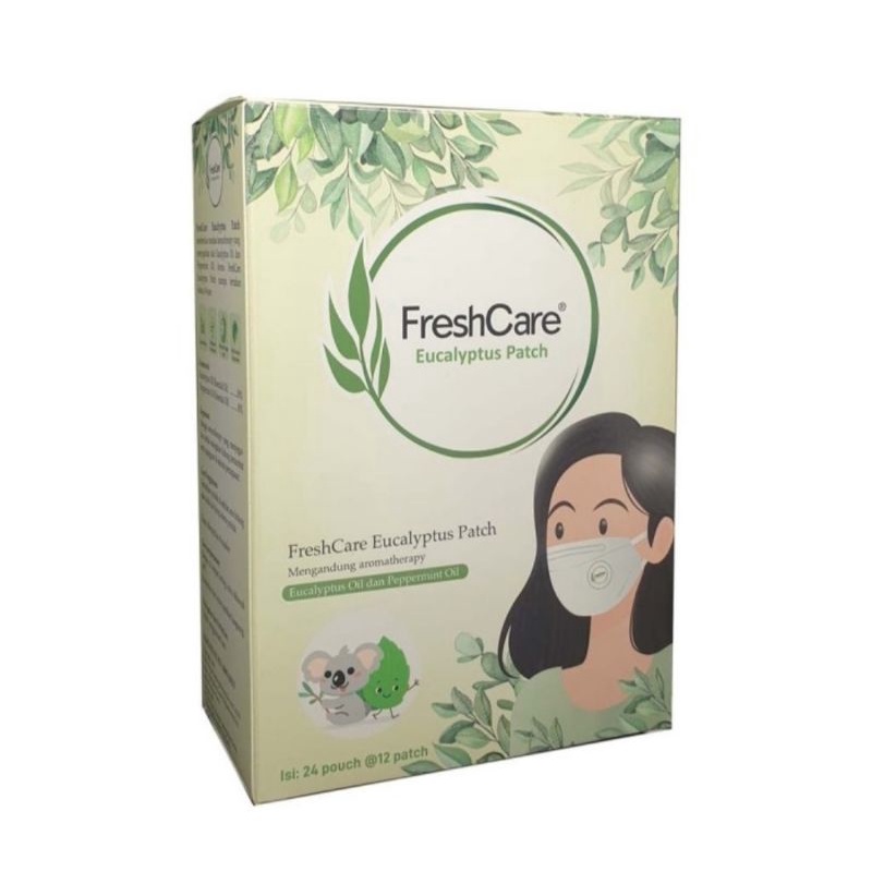 Freshcare Eucalyptus Patch Box isi 24 Sachet terlaris