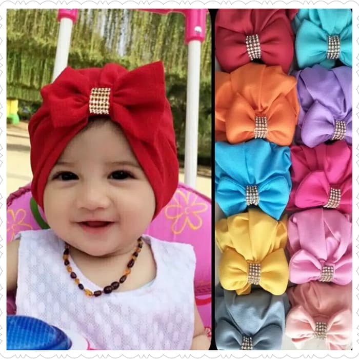 turban bayi diamond / baby / anak / kids / kupluk