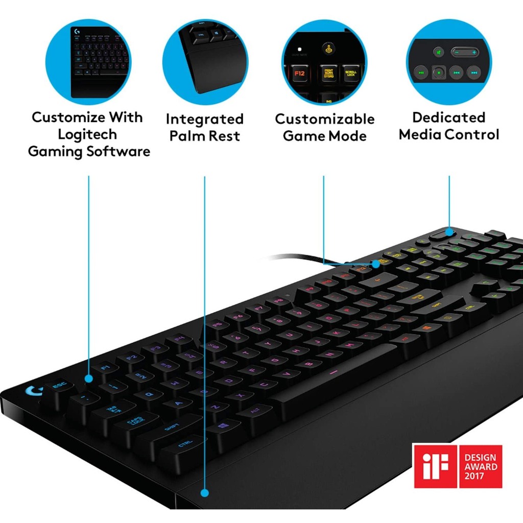 Logitech G213 Prodigy RGB Gaming Keyboard