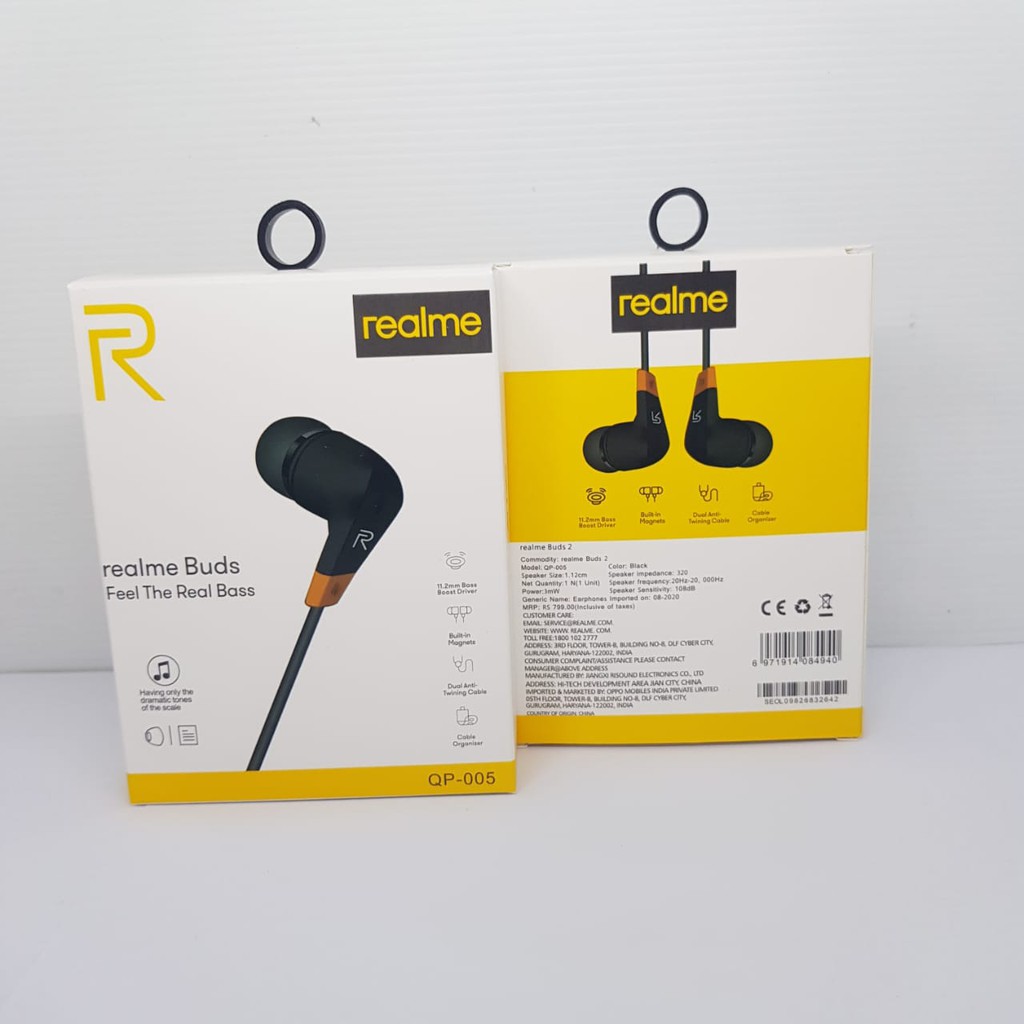 Headset Handsfree Realme Earbuds Realme QP-005 Bass High Quality [PM]