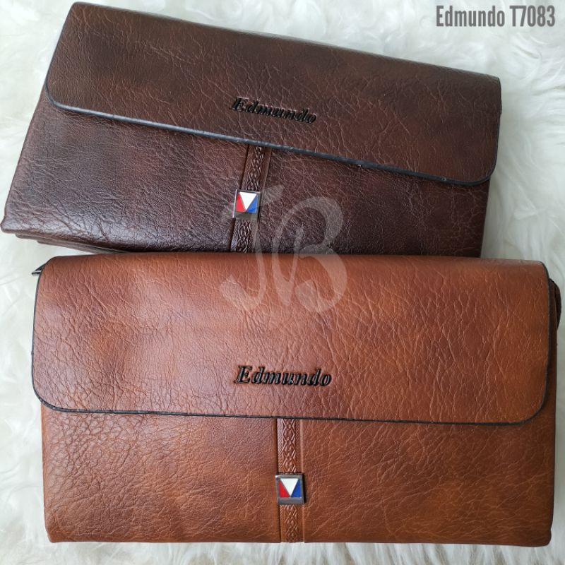 Handbag Dompet Polo Edmundo Clutch Kulit Pria Wanita 3 Slot