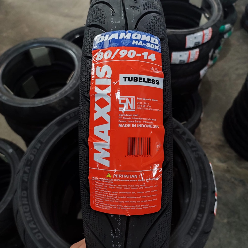 Maxxis Diamond MA 3DN 80 90 14 MA3DN Ban motor matic mio beat vario tubeless