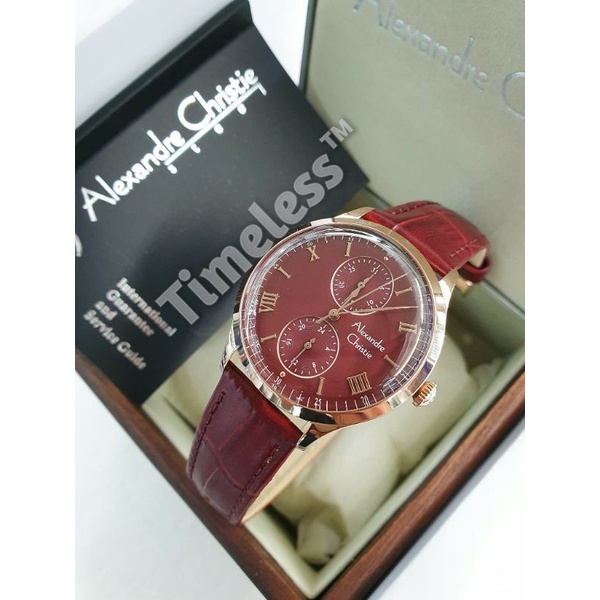 Jam Tangan Wanita Alexandre Christie AC 2943 BF Red