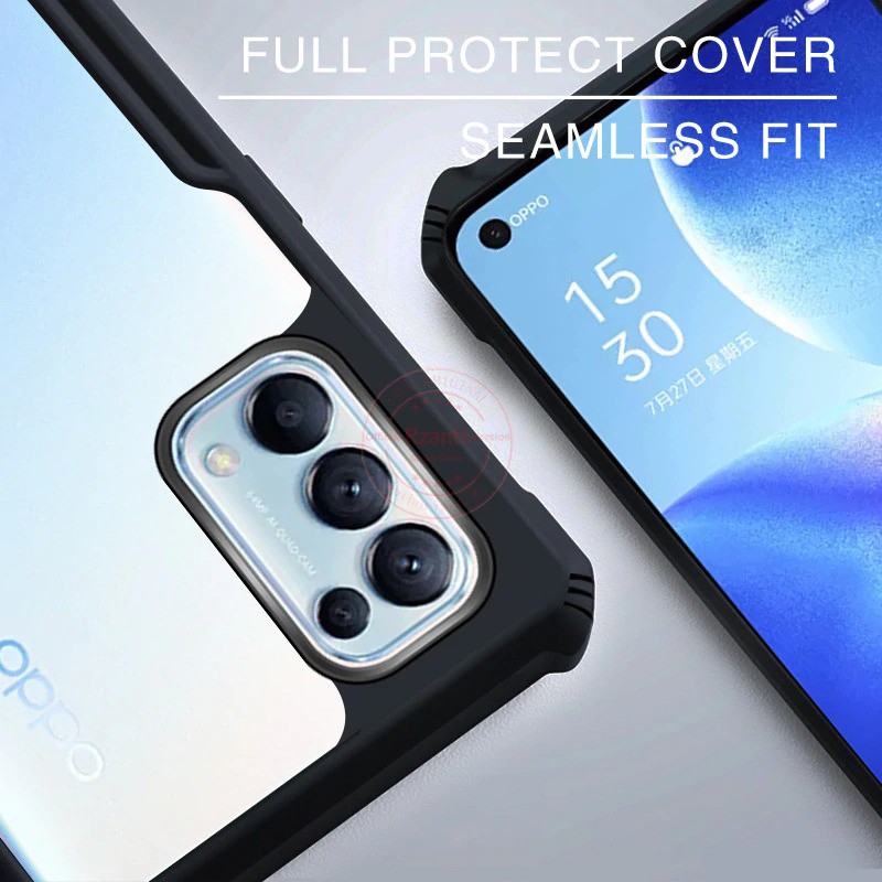 PROMO Case OPPO Reno 5 Shockproof Casing Transparan Pelindung HP Hardcase