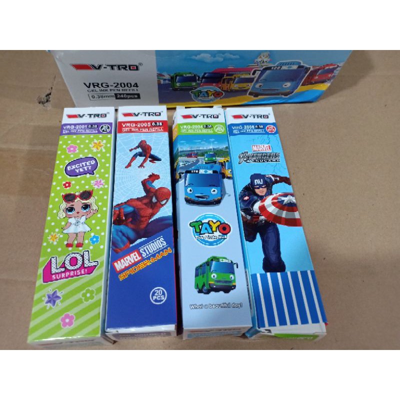 

Reffile Pulpen 0,38MM isi 20psc