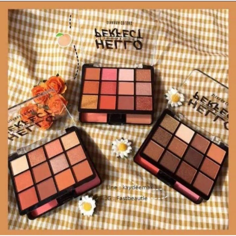 SIVANNA COLORS Hello perfect eyeshadow and contour #HF5016 Thailand
