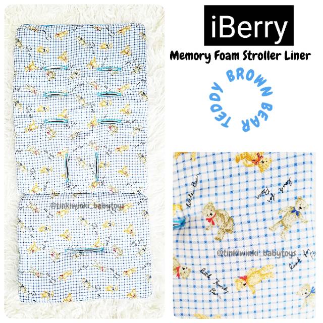 IBERRY MEMORY FOAM STROLLER LINER