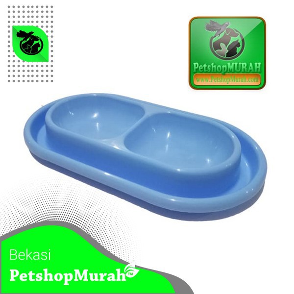 Tempat Makan Kucing Double Anti Semut Makan dan Minum