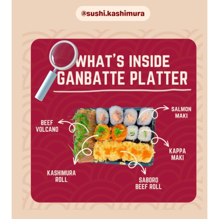 

Ganbate Platter
