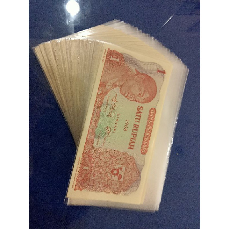 uang kuno 1 Rp jendral Sudirman thn 1968