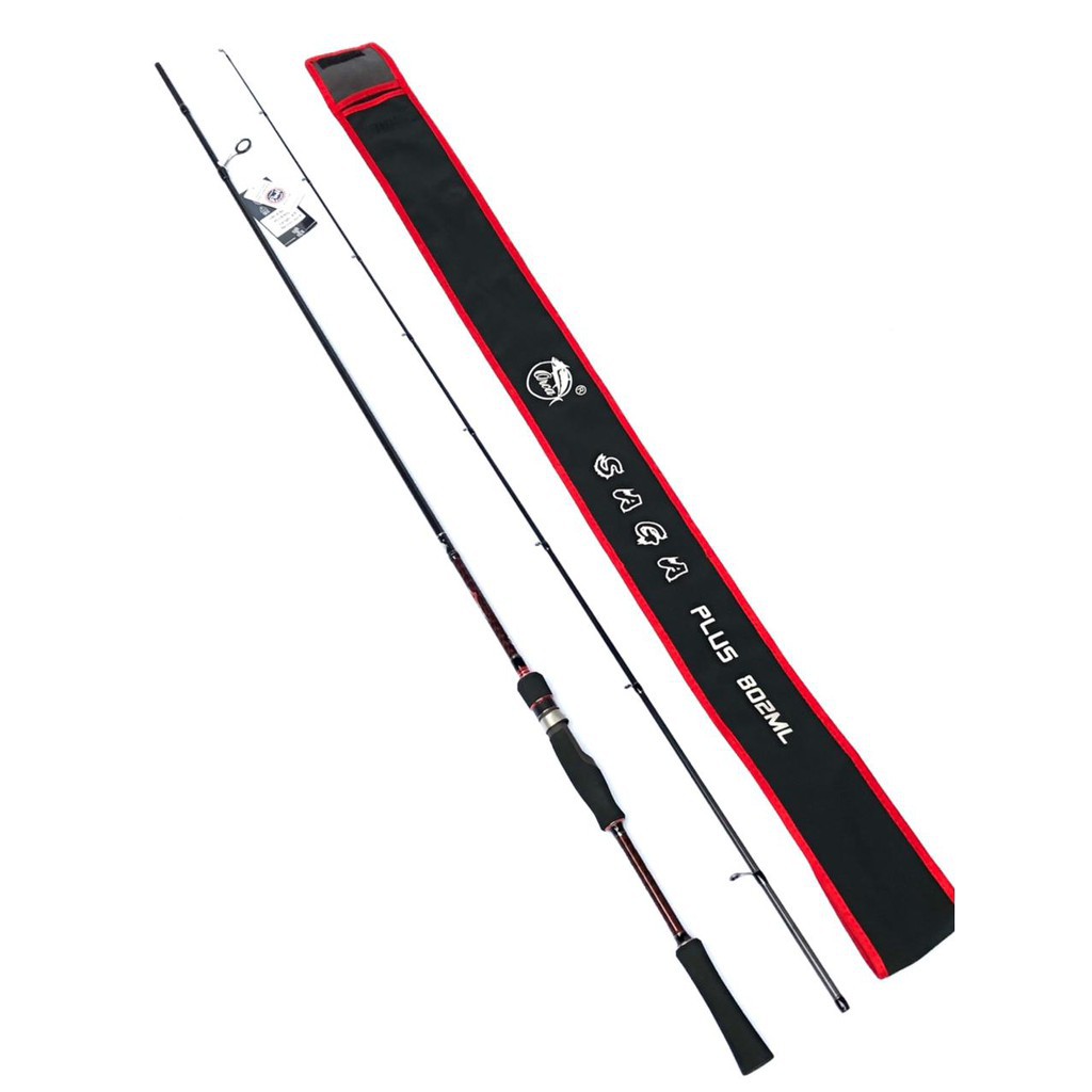 Joran Spinning Orca Saga Plus 802ML 240cm Carbon Hollow Fuji Omah Pancing Shop