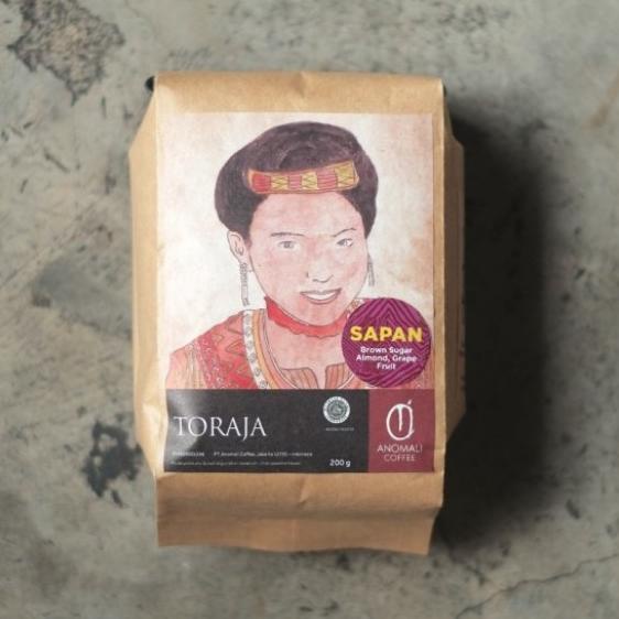 

biji kopi Toraja Sapan 200gr / whole beans / anomali coffee