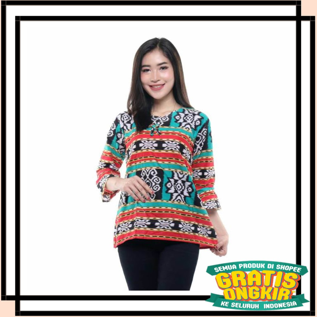 BATIK SEMARANG MURAH - TERBARU TERKINI / Atasan Batik Motif Songket