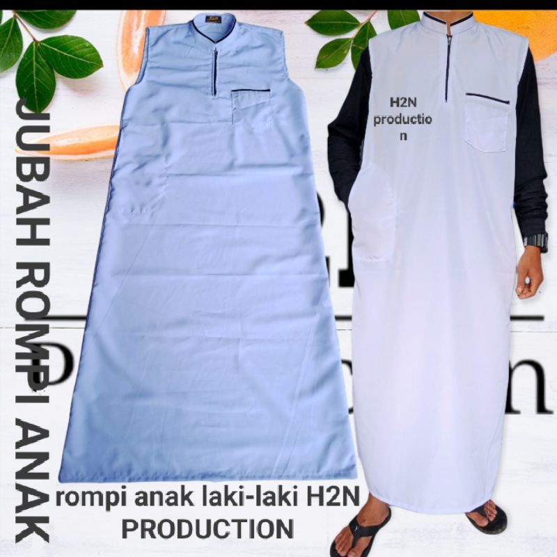 Jubah rompi anak 1 3 5 7 9 11 13 16 tahun, Luaranan jubah anak laki-laki, jubah anak laki-laki 1 - 1
