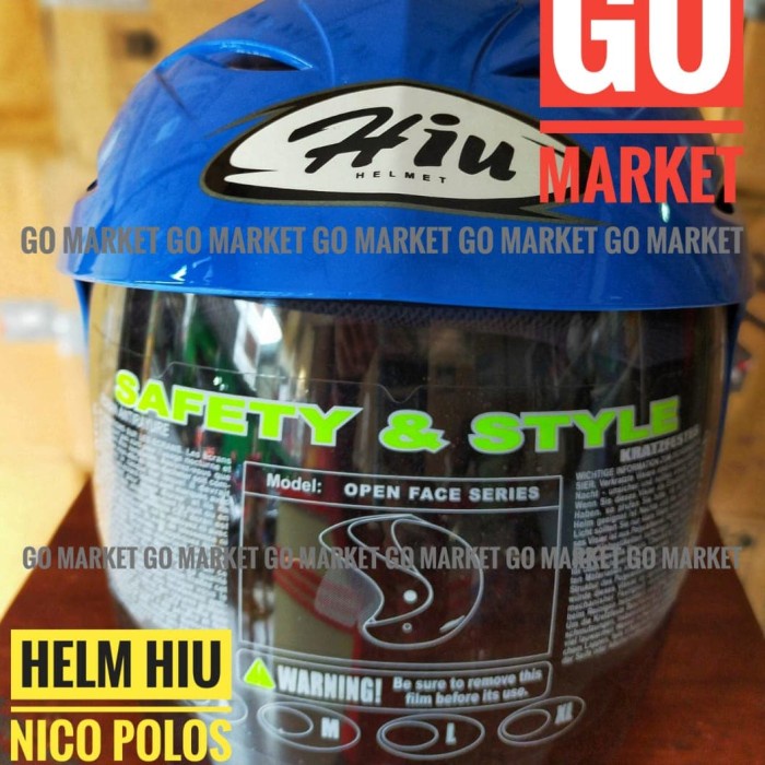 Helm Hiu Nico Biru AL