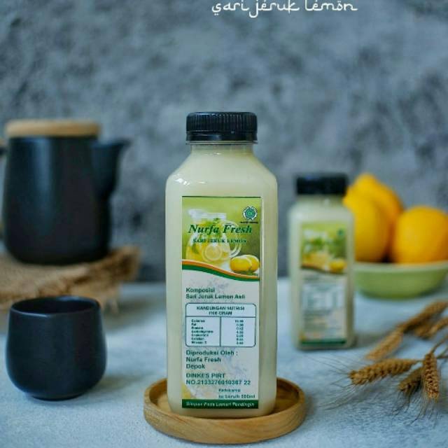

Nurfa fresh lemon asli murni
