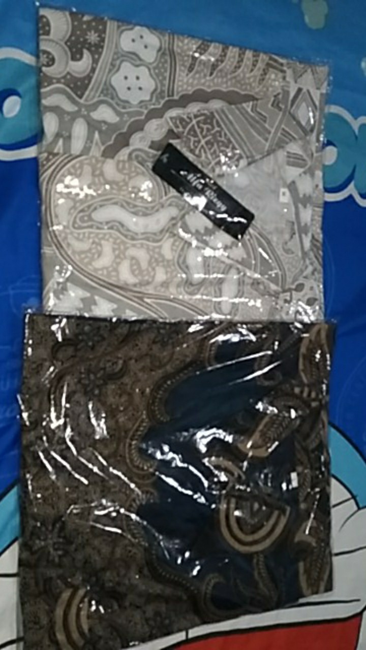 Bswart Batik Hrb026 Kenongo Hem Pendek Padi Pekalongan M L Xl Batik Pria Murah Modern Grosir