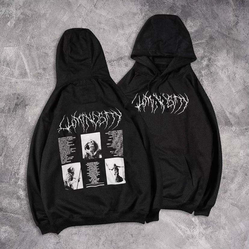 Jaket Hoodie Pria Bgoods Windsay Font Metal