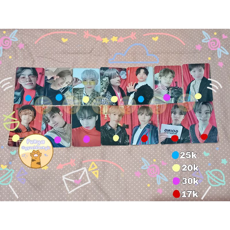 PC Going Magazine Seventeen photocard gomagz black ver