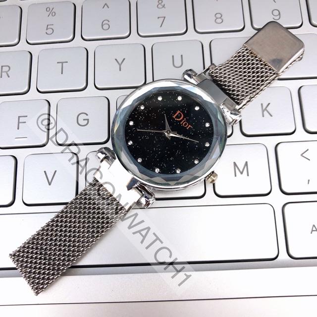 ［ready stok］Jam tangan magnet Rantai wanita rantai pasir s1001-Silver