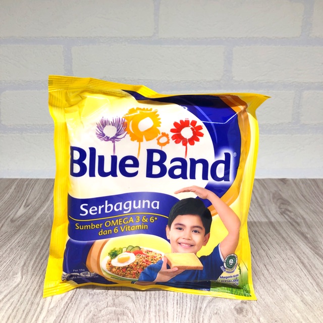 

Mentega Blue Band Serbaguna Sachet 200 gram