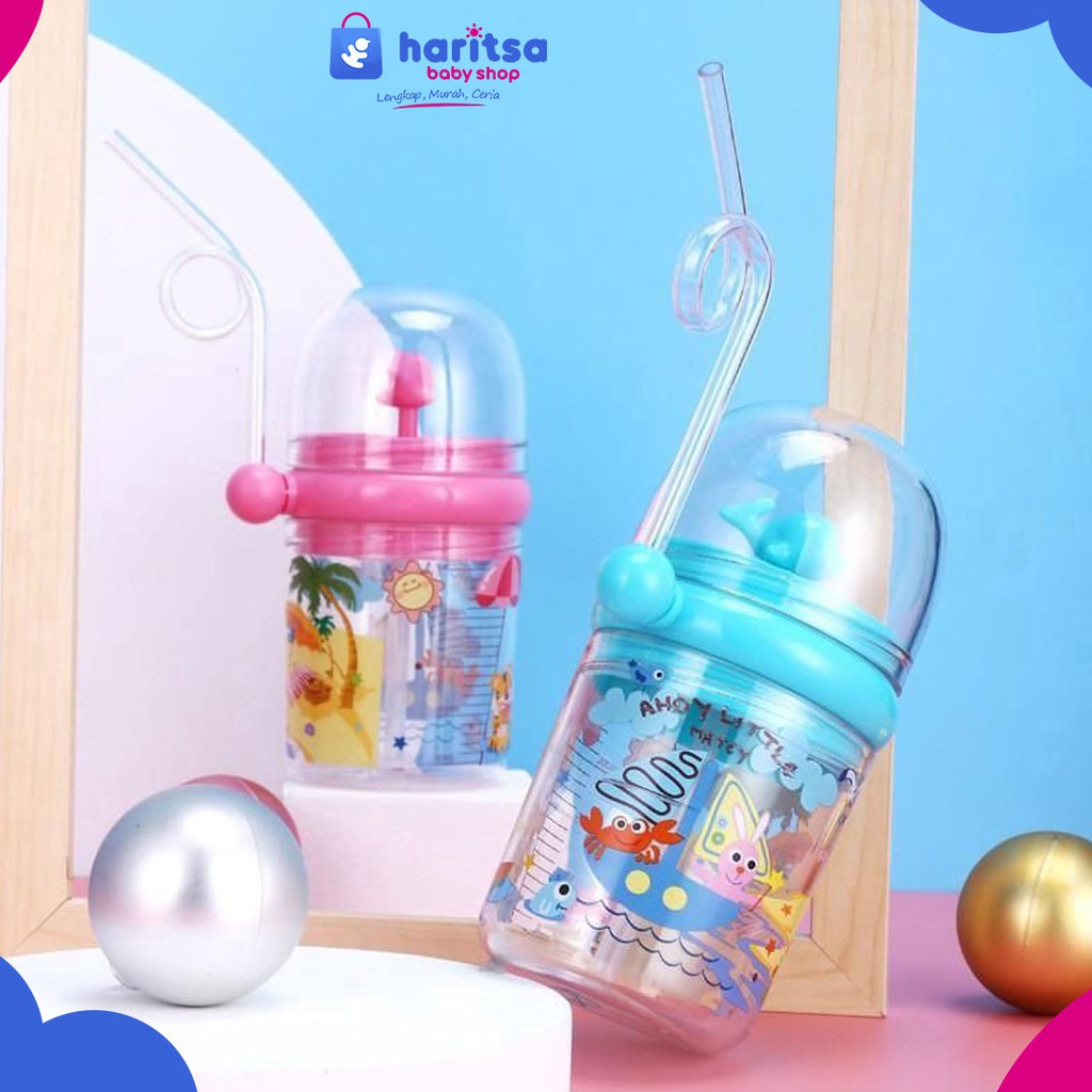 Botol Minum Anak beach 250 ML / Botol Minum Air Mancur