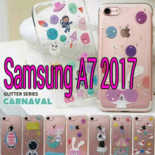 Samsung A7 2017 - CASE CARNAVAL MOTIF KARAKTER SAMSUNG A7 2017 CASE CARNAVAL GLITER