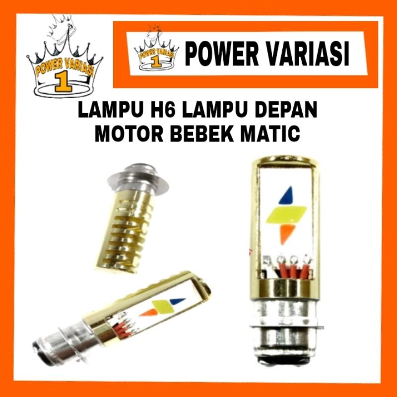 LAMPU LED MOTOR/LAMPU DEPAN MOTOR BEBEK MATIC/LAMPU VARIASI MOTOR/LAMPU LED H6 MOTOR METIC BEBEK