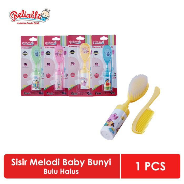 Reliable - Sisir Melodi Bunyi &amp; Bulu Nylon Bayi