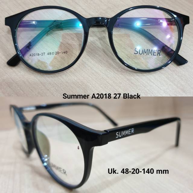 Kacamata bulat fashion anti radiasi minus normal plus silinder awet