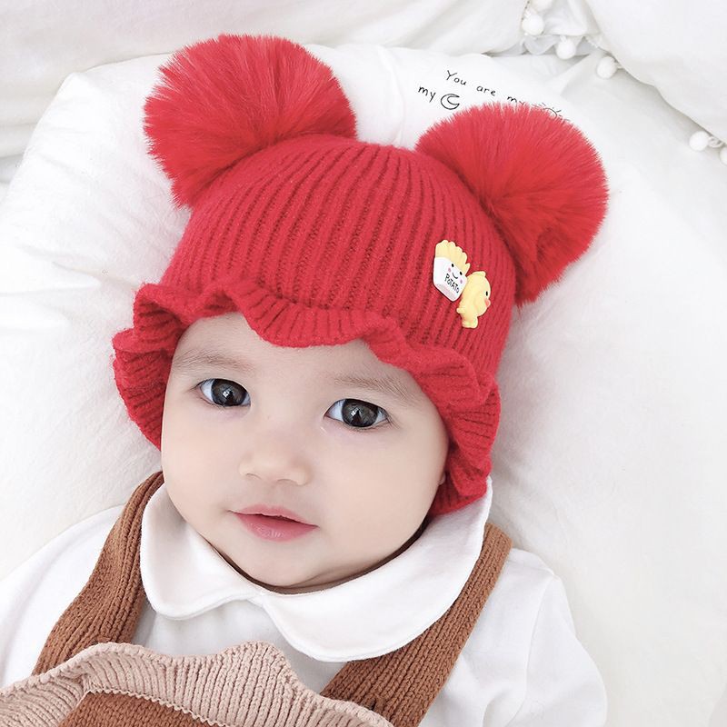 Topi Rajut POM POTATO Bayi Balita model Kupluk bayi