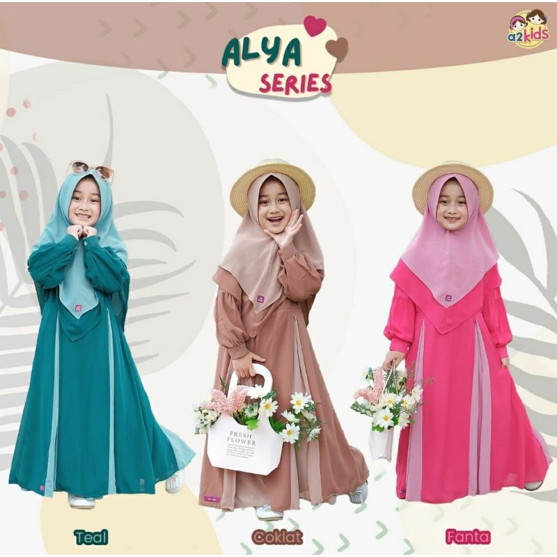 Set Gamis anak Alya A2kids