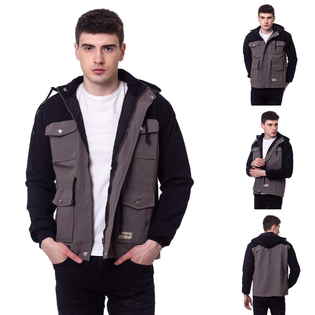 JAKET PRIA PARKA KOMBINASI PRIA PARKA KANVAS PREMIUM PRIA JAKET PRIA