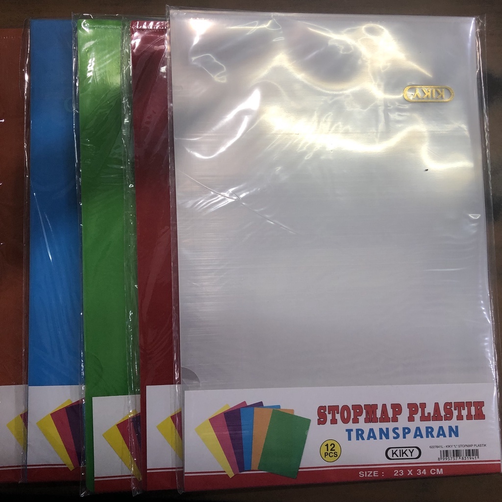 

(MURAH!) MAP DOKUMEN PLASTIK FOLIO F4 MAP L