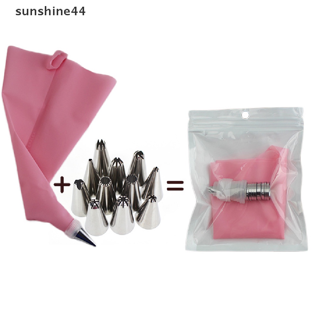 Sunshine Kantong piping bag Bahan Silikon Untuk Dekorasi Kue