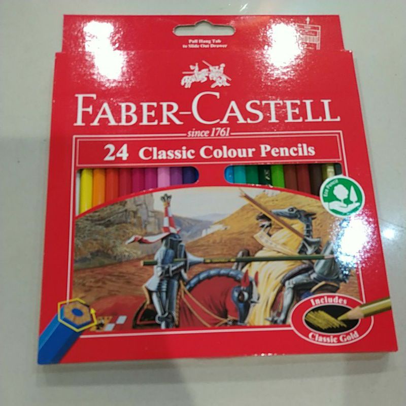 

24 classic colour pencils