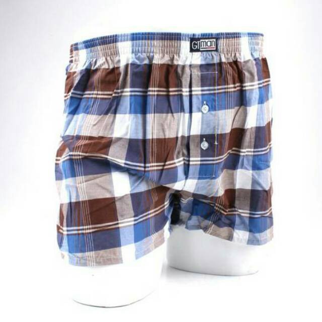 Celana Boxer Santai GT-Man BX02 Bahan Katun Woven Isi 1pcs