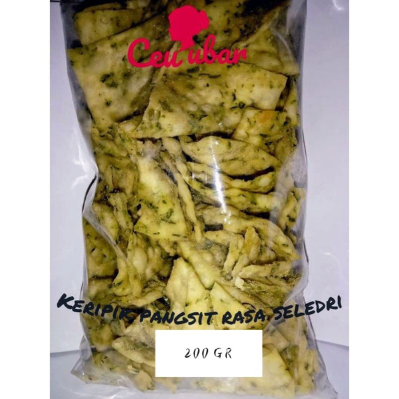 

keripik pangsit rasa seledri gurih renyah mantap 200 gr