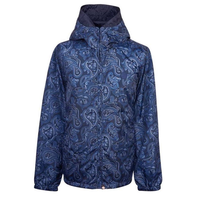 Pretty Green Paisley Zip Hoddie