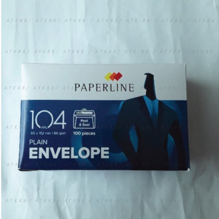 

MENYURAT-SURAT- AMPLOP PUTIH PAPERLINE 104 PPS UK. 95 X 152 MM -SURAT-MENYURAT.