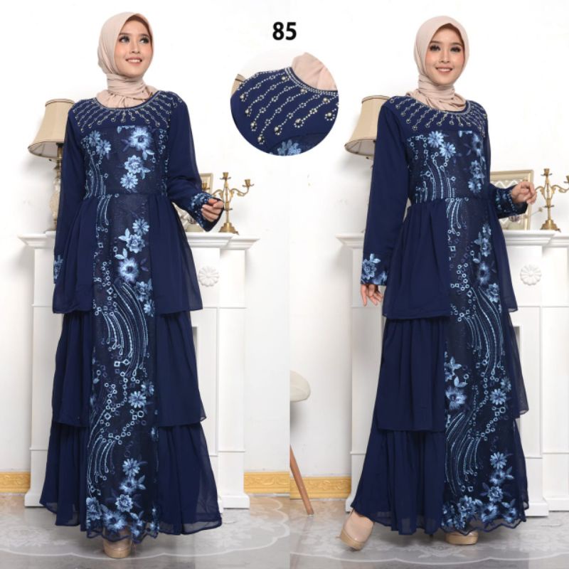 Megaxus88/gamis pesta tile kd 85