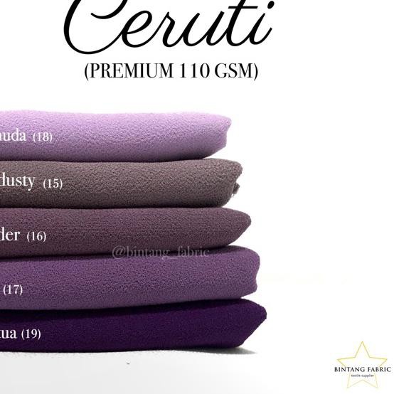 1 Meter Kain Ceruti Ceruty Premium Shopee Indonesia